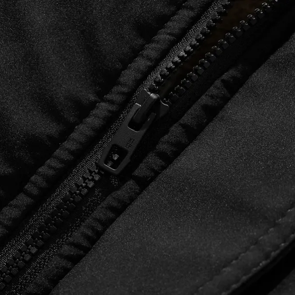 Men's Winter Coat Parka Pocket Polyster Fleece lined Vacation Daily Wear Date Regular Fashion Casual Comfortable Thermal Warm Fall & Winter Solid / Plain Color Black Puffer Jacket