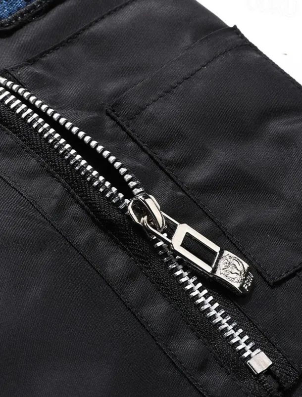 Men's Winter Coat Parka Pocket Polyster Fleece lined Vacation Daily Wear Date Regular Fashion Casual Comfortable Thermal Warm Fall & Winter Solid / Plain Color Black Red Blue Puffer Jacket