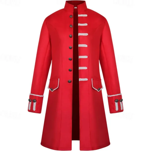 Men's Winter Coat Peacoat Coat Business Casual Winter Fall Cotton Blend Windproof Warm Outerwear Clothing Apparel Stylish Casual non-printing Pure Color Pocket Stand Collar Single Breasted