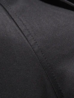 Men's Winter Coat Peacoat Trench Coat Street Business Fall Winter Polyester Thermal Warm Breathable Outerwear Clothing Apparel Casual Solid Color Pocket Turndown Double Breasted