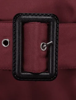 Men's Winter Coat Peacoat Trench Coat Street Business Fall Winter Polyester Thermal Warm Breathable Outerwear Clothing Apparel Casual Solid Color Pocket Turndown Double Breasted