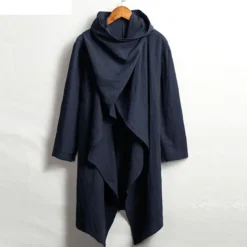 Men's Winter Coat Transition Jacket Trench Coat Cloak / Capes Vacation Business Spring Fall Cotton Blend Quick Dry Lightweight Outerwear Clothing Apparel Streetwear Stylish non-printing Pure Color