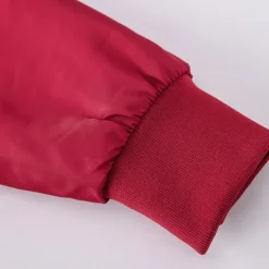 Men's Winter Coat Winter Jacket Parka Embroidered Fleece Hoodie Fur Trim Daily Regular Casual Thermal Warm Winter Plain Black Red Royal Blue Puffer Jacket