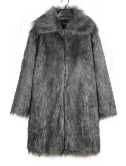 Men's Winter Coat Winter Jacket Fur Coat Daily Wear Vacation Soft Outdoor Pocket Winter Pure Color Warm Ups Comfort Lapel Black White Brown Light Grey Dark Coffee Jacket