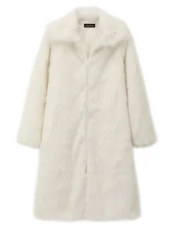 Men's Winter Coat Winter Jacket Fur Coat Daily Wear Vacation Soft Outdoor Pocket Winter Pure Color Warm Ups Comfort Lapel Black White Brown Light Grey Dark Coffee Jacket