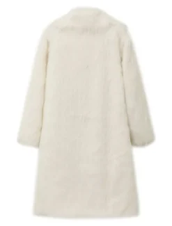 Men's Winter Coat Winter Jacket Fur Coat Daily Wear Vacation Soft Outdoor Pocket Winter Pure Color Warm Ups Comfort Lapel Black White Brown Light Grey Dark Coffee Jacket