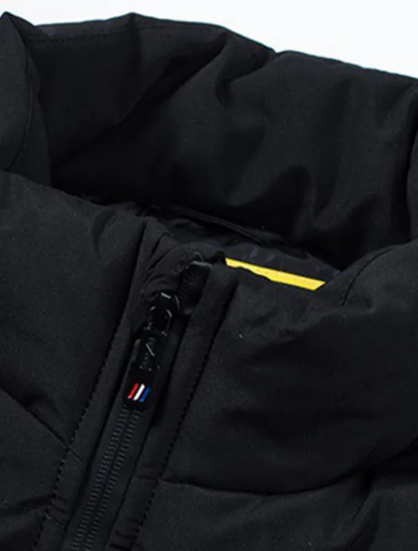 Men's Winter Coat Winter Jacket Puffer Jacket Zipper Pocket Polyster Pocket Outdoor Date Casual Daily Regular Fashion Casual Thermal Warm Windproof Winter Plain Black White Red Green Puffer Jacket