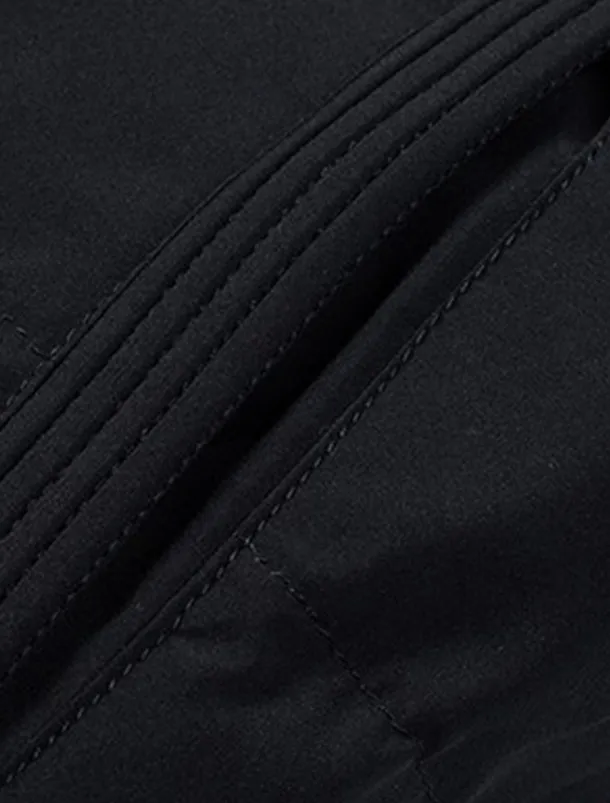 Men's Winter Coat Winter Jacket Puffer Jacket Zipper Pocket Polyster Pocket Outdoor Date Casual Daily Regular Fashion Casual Thermal Warm Windproof Winter Plain Black White Red Green Puffer Jacket