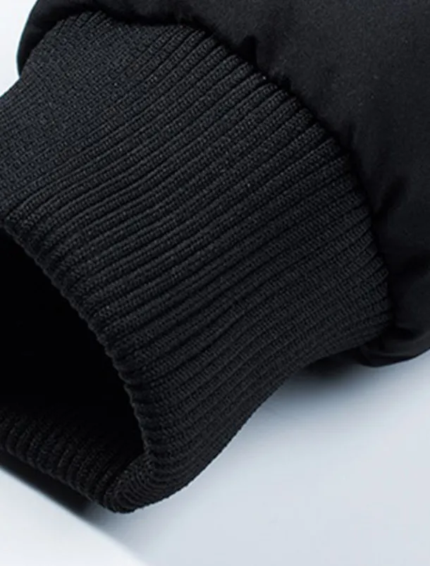 Men's Winter Coat Winter Jacket Puffer Jacket Zipper Pocket Polyster Pocket Outdoor Date Casual Daily Regular Fashion Casual Thermal Warm Windproof Winter Plain Black White Red Green Puffer Jacket