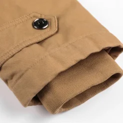 Men's Winter Coat Winter Jacket Fleece Jacket Work Jacket Street Casual Windproof Warm Fall Winter Tactical Cotton ArmyGreen Black khaki Jacket