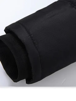 Men's Winter Coat Winter Jacket Puffer Jacket Quilted Jacket Camping & Hiking Warm Winter Solid Color Bright Black Black Puffer Jacket