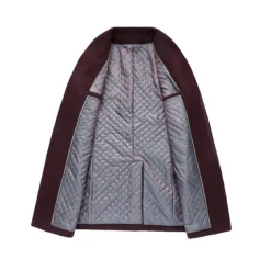 Men's Winter Coat Wool Coat Overcoat Trench Coat Outdoor Daily Wear Fall & Winter Polyester Windbreaker Outerwear Clothing Apparel Fashion Streetwear Plain Queen Anne Single Breasted One-button