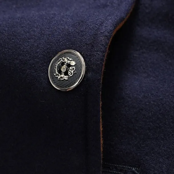 Men's Winter Coat Wool Coat Overcoat Business Casual Winter 52% Wool Windproof Warm Outerwear Clothing Apparel Stylish Classic & Timeless non-printing Solid Color Pocket Stand Collar Single Breasted