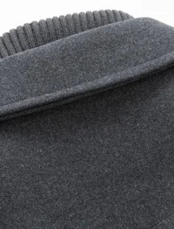 Men's Winter Coat Wool Coat Overcoat Business Casual Winter 30% Wool Windproof Warm Outerwear Clothing Apparel Chic & Modern Solid Colored Rolled collar