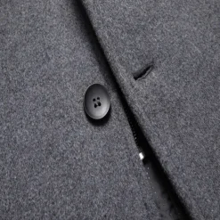 Men's Winter Coat Wool Coat Overcoat Daily Wear Going out Winter Wool Thermal Warm Washable Outerwear Clothing Apparel Fashion Warm Ups Solid Colored Detachable Hood Hooded Single Breasted