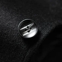 Men's Winter Coat Wool Coat Overcoat Vacation Business Winter Wool Thermal Warm Outdoor Outerwear Clothing Apparel Fashion Warm Ups Solid Colored Pocket Lapel Single Breasted