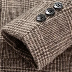 Men's Winter Coat Wool Coat Overcoat Office & Career Daily Wear Winter Polyester Thermal Warm Washable Outerwear Clothing Apparel Fashion Warm Ups Plain Pocket Lapel Single Breasted