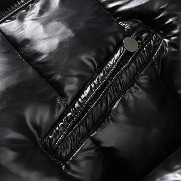 Men's Winter Jacket Down Jacket Puffer Jacket Padded Pocket White Duck Down Daily Wear Date Vacation Regular Fashion Casual Comfortable Thermal Warm Fall & Winter Solid / Plain Color Black Red Puffer