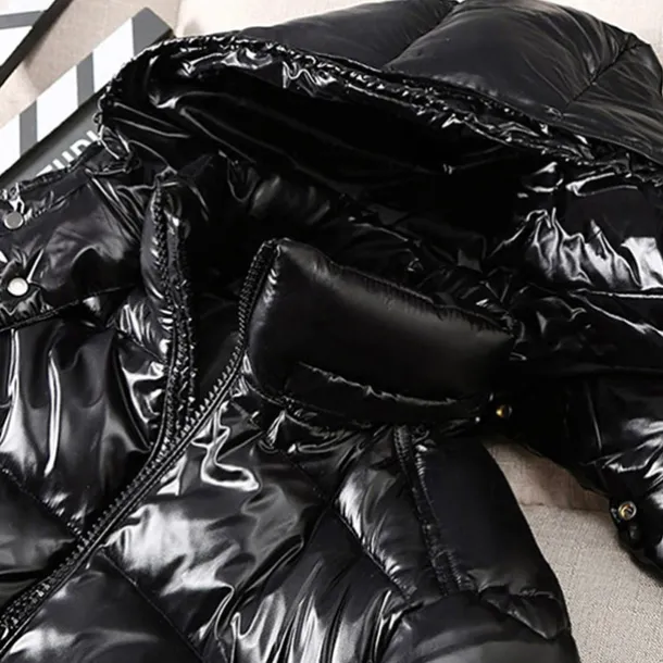 Men's Winter Jacket Down Jacket Puffer Jacket Padded Pocket White Duck Down Daily Wear Date Vacation Regular Fashion Casual Comfortable Thermal Warm Fall & Winter Solid / Plain Color Black Red Puffer