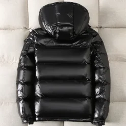 Men's Winter Jacket Down Jacket Puffer Jacket Padded Pocket White Duck Down Daily Wear Date Vacation Regular Fashion Casual Comfortable Thermal Warm Fall & Winter Solid / Plain Color Black Red Puffer