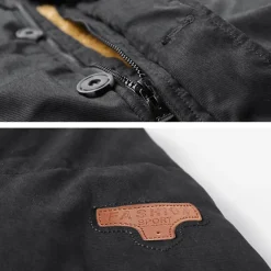 Men's Winter Jacket Fleece Jacket Casual Jacket Daily Vacation Thermal Warm Pocket Fleece Fall & Winter Plain Fashion Streetwear Hooded Regular Black Royal Blue Khaki Army Green Jacket