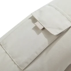 Men's Winter Polyester Thermal Warm Fleece Lining Windproof Breathable orange Cream Screen Color grey blue Vest