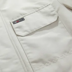 Men's Winter Polyester Thermal Warm Fleece Lining Windproof Breathable orange Cream Screen Color grey blue Vest