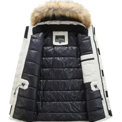 Men's Winter Polyester Thermal Warm Fleece Lining Windproof Breathable orange Cream Screen Color grey blue Vest