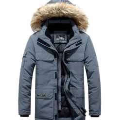 Men's Winter Polyester Thermal Warm Fleece Lining Windproof Breathable orange Cream Screen Color grey blue Vest