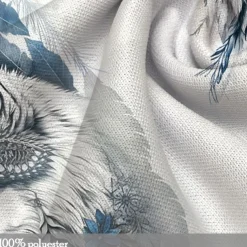 Men's Wolf Hoodie Hoodies Sweatshirt Fashion Cool Long Sleeve Hooded Vacation Gym Blue Drawstring Fall Winter Designer