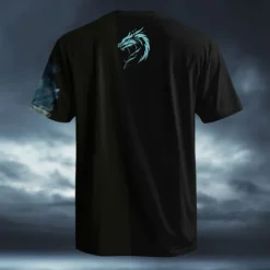 Men's Wolf Motorcycle T shirt Short Sleeve T shirt 3D Print Crew Neck Shirt Designer Gothic Party Street Casual Black Summer Spring Clothing Apparel S M L XL XXL XXXL