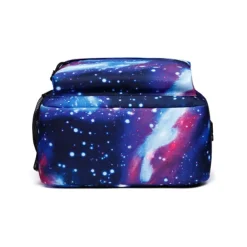 Men's Women's Backpack School Bag Bookbag 3D Print School Outdoor Daily Galaxy Cat Canvas Large Capacity Waterproof Durable Print Red Blue Purple
