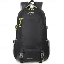 Men's Women's Backpack School Bag Bookbag Functional Backpack School Backpack Bookbag School Outdoor Camping & Hiking Polyester Nylon Adjustable Large Capacity Waterproof Zipper Black Yellow Light