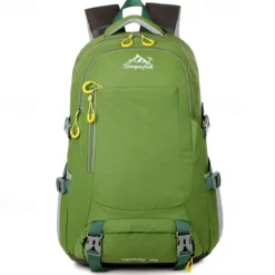 Men's Women's Backpack School Bag Bookbag Functional Backpack School Backpack Bookbag School Outdoor Camping & Hiking Polyester Nylon Adjustable Large Capacity Waterproof Zipper Black Yellow Light