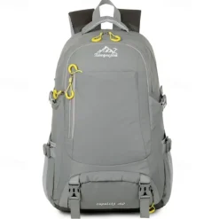 Men's Women's Backpack School Bag Bookbag Functional Backpack School Backpack Bookbag School Outdoor Camping & Hiking Polyester Nylon Adjustable Large Capacity Waterproof Zipper Black Yellow Light