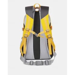 Men's Women's Backpack School Bag Bookbag Functional Backpack School Backpack Bookbag School Outdoor Camping & Hiking Polyester Nylon Adjustable Large Capacity Waterproof Zipper Black Yellow Light