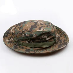 Men's Women's Camouflage Army Tactical Cap Military Boonie Hat Sun Hat Fishing Hat Bucket Cap Wide Brim Outdoor UV Protection Breathable Quick Dry Sweat wicking Hat for Hunting Fishing Climbing Summer