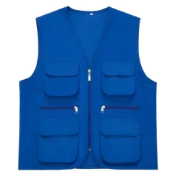 Men's Women's Fishing Vest Hiking Vest Sleeveless Jacket Coat Top Outdoor Multi-Pockets Breathable Quick Dry Lightweight Winter Summer Polyester Yellow Orange Red Camping / Hiking Fishing