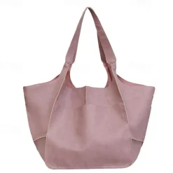 Men's Women's Handbag Shoulder Bag PU Leather Party Shopping Anti-Slip Large Capacity Durable Solid Color Leopard dark brown Leopard Wine Red