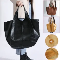 Men's Women's Handbag Shoulder Bag PU Leather Party Shopping Anti-Slip Large Capacity Durable Solid Color Leopard dark brown Leopard Wine Red