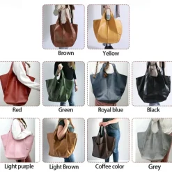 Men's Women's Handbag Shoulder Bag PU Leather Party Shopping Anti-Slip Large Capacity Durable Solid Color Leopard dark brown Leopard Wine Red