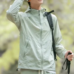 Men's Women's Hiking Jacket Outdoor UPF50+ Breathable Lightweight Jacket Windbreaker Jacket Traveling Dark Grey Black White Army Green Royal Blue