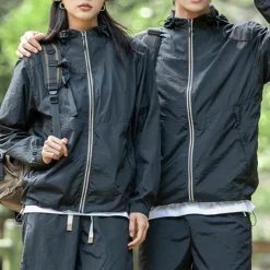 Men's Women's Hiking Jacket Outdoor UPF50+ Breathable Lightweight Jacket Windbreaker Jacket Traveling Dark Grey Black White Army Green Royal Blue