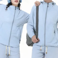 Men's Women's Hiking Jacket Outdoor UPF50+ Breathable Lightweight Jacket Windbreaker Jacket Traveling Dark Grey Black White Army Green Royal Blue