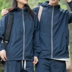 Men's Women's Hiking Jacket Outdoor UPF50+ Breathable Lightweight Jacket Windbreaker Jacket Traveling Dark Grey Black White Army Green Royal Blue