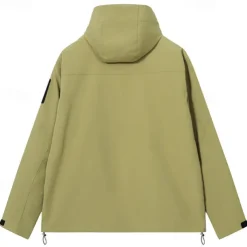 Men's Women's Hiking Jacket Winter Outdoor Windproof Front Zipper Lightweight Jacket Full Zip Camping / Hiking / Caving Black White Purple Brown Green