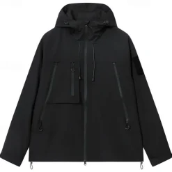 Men's Women's Hiking Jacket Winter Outdoor Windproof Front Zipper Lightweight Jacket Full Zip Camping / Hiking / Caving Black White Purple Brown Green