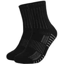 Men's Women's Hiking Socks Ski Socks Sports Socks Sports Socks Windproof Warm Breathable Quick Dry Winter Outdoor Solid Color Merino Wool Black Light Grey Gray for Hunting Ski / Snowboard Fishing