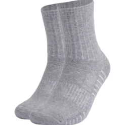 Men's Women's Hiking Socks Ski Socks Sports Socks Sports Socks Windproof Warm Breathable Quick Dry Winter Outdoor Solid Color Merino Wool Black Light Grey Gray for Hunting Ski / Snowboard Fishing