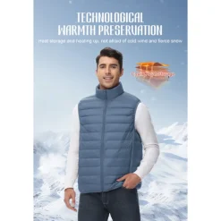 Men's Women's Hiking Vest Sleeveless Top Outdoor Thermal Warm Portable Ultra Light (UL) Winter Pocket Down Light Yellow Dark Grey Dark Pink Work Traveling Winter Sports